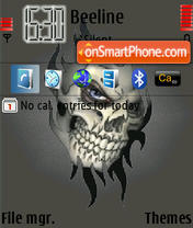 Skull tema screenshot