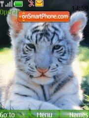 White tiger tema screenshot