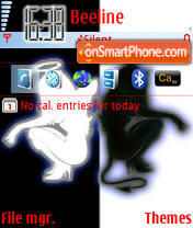 AngelAndDevil tema screenshot