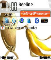 Nackte Banane theme screenshot