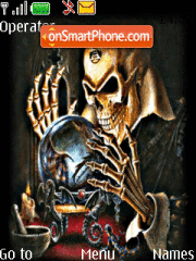 Animated Skull 03 theme screenshot
