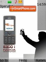 Nokia 6300i es el tema de pantalla