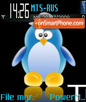 Penguin es el tema de pantalla