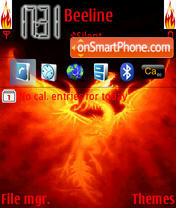 Pheonix es el tema de pantalla