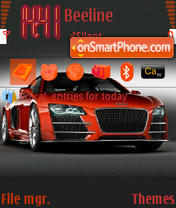 Capture d'écran Audi R8 thème