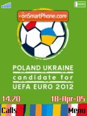 Euro 2012 tema screenshot