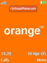 Скриншот темы Orange TM