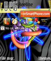 Abstract theme screenshot