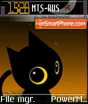 Moonlight Kitty es el tema de pantalla