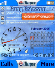 Anime Clock 2 theme screenshot