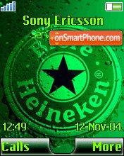 Скриншот темы Heineken 07