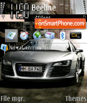 Скриншот темы Audi R8-3