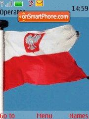 Poland Flag es el tema de pantalla