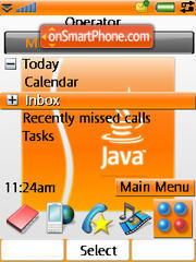 Java theme screenshot