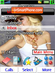 Paris Hilton 15 theme screenshot