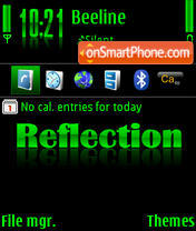 Reflection 01 tema screenshot