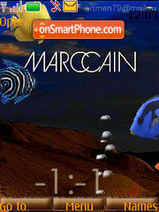 Marccain Clock (SFW) theme screenshot