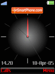 Animated Clock theme screenshot