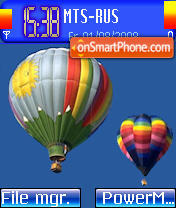 Hotairballoon tema screenshot