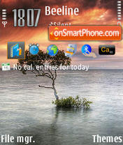 Sea theme tema screenshot