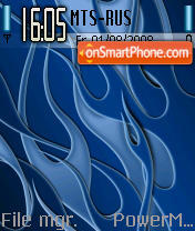 BlueFLAME2 es el tema de pantalla