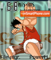 Скриншот темы One Piece 2