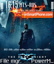 Batman The Dark Knight es el tema de pantalla