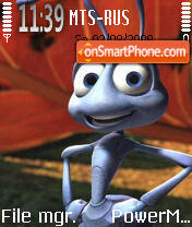 Blue Ant tema screenshot