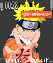 Capture d'écran Naruto 01 thème