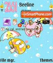 Orange monkey tema screenshot