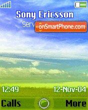 Nature sky tema screenshot