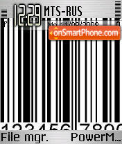 Barcode es el tema de pantalla