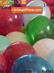 Скриншот темы Colorful Balloons