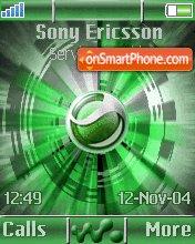 Sony Ericsson Logo es el tema de pantalla