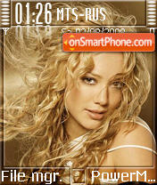 Hillary Duff 03 Theme-Screenshot