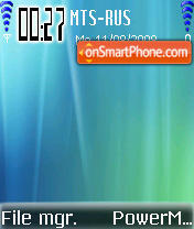 Capture d'écran Series60 Vista v.2 thème