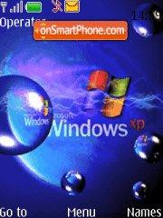 Capture d'écran Windows XP Waves thème