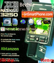 Nokia 3250 theme screenshot