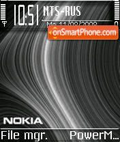 Скриншот темы Nokia Black Curves v2