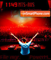 DJ Tiesto Theme-Screenshot