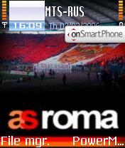 Capture d'écran AS Roma thème