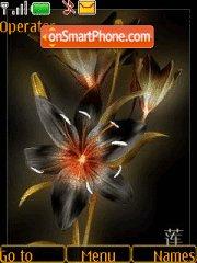 Flowers abstract tema screenshot