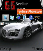 Audi R8 V3 tema screenshot