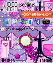 Girlygirl tema screenshot