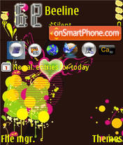 Yelloheart tema screenshot