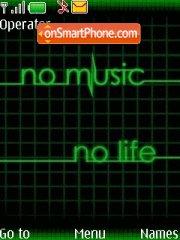 Скриншот темы No music No Life