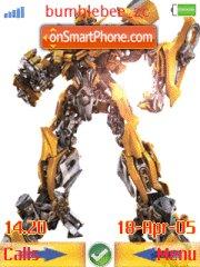 Bumblebee Transformer tema screenshot