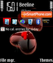 Heart Totya tema screenshot