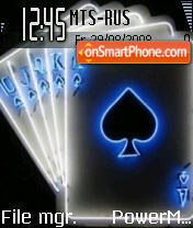 Playing Cards tema screenshot