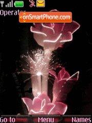 Pink flower tema screenshot